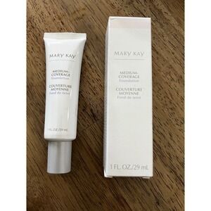 Mary Kay Medium Coverage Foundation Ivory 105 Gray Lid #303600
